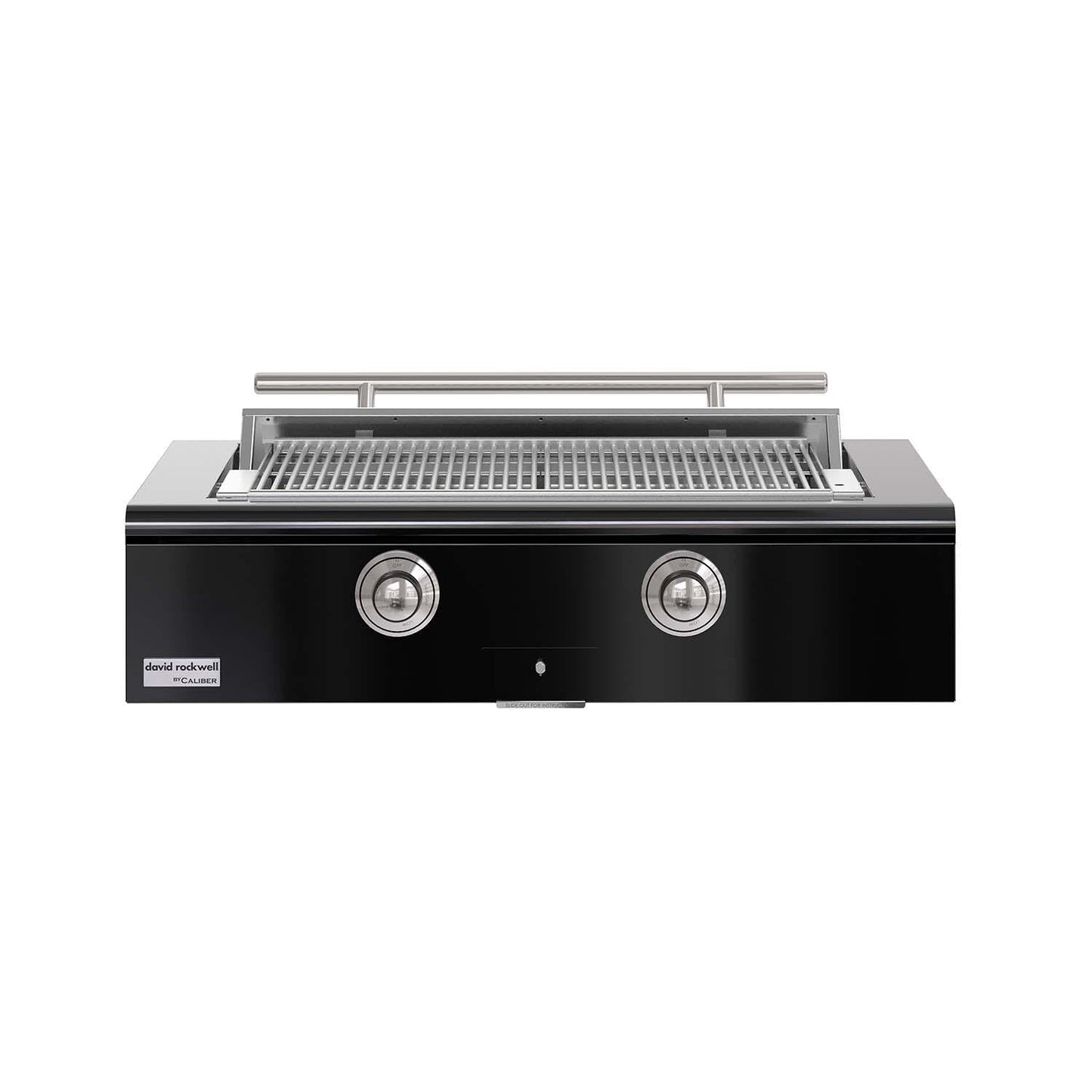 Caliber 42-in Natural Gas Built-In Rockwell Grill - Gloss Black w/ Chrome Hardware - CRG-42BN00-A-044-H02 - Image 1