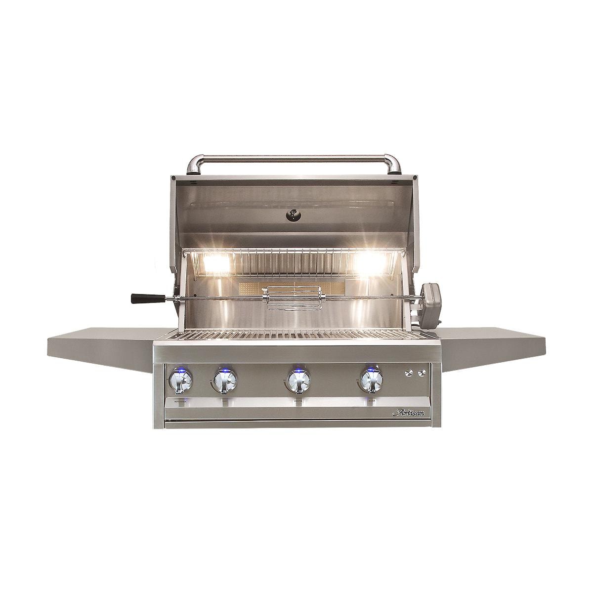 Artisan Professional 32-Inch 3-Burner Built-In Natural Gas Grill With Rotisserie - ARTP-32-NG - Image 2