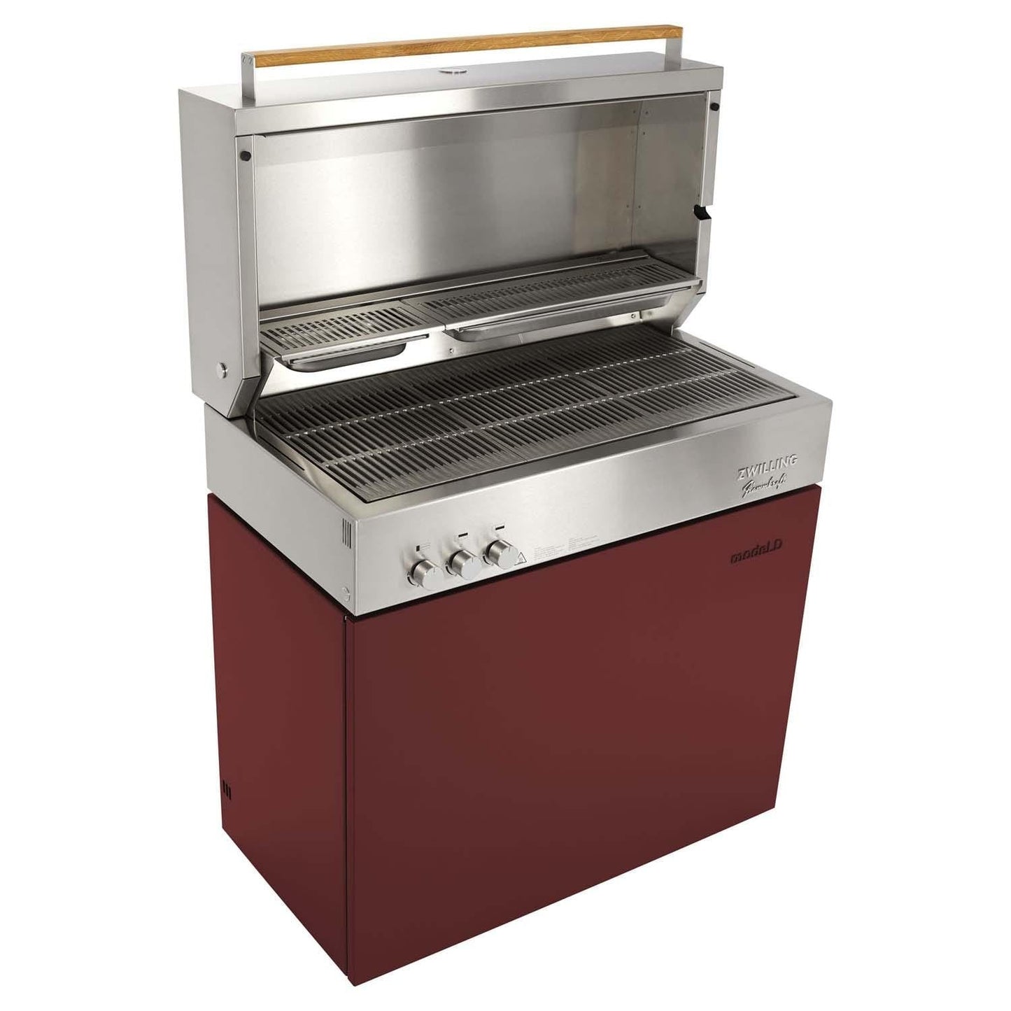Flammkraft Model D Propane Gas Grill - Ruby - 1029543 - Image 1