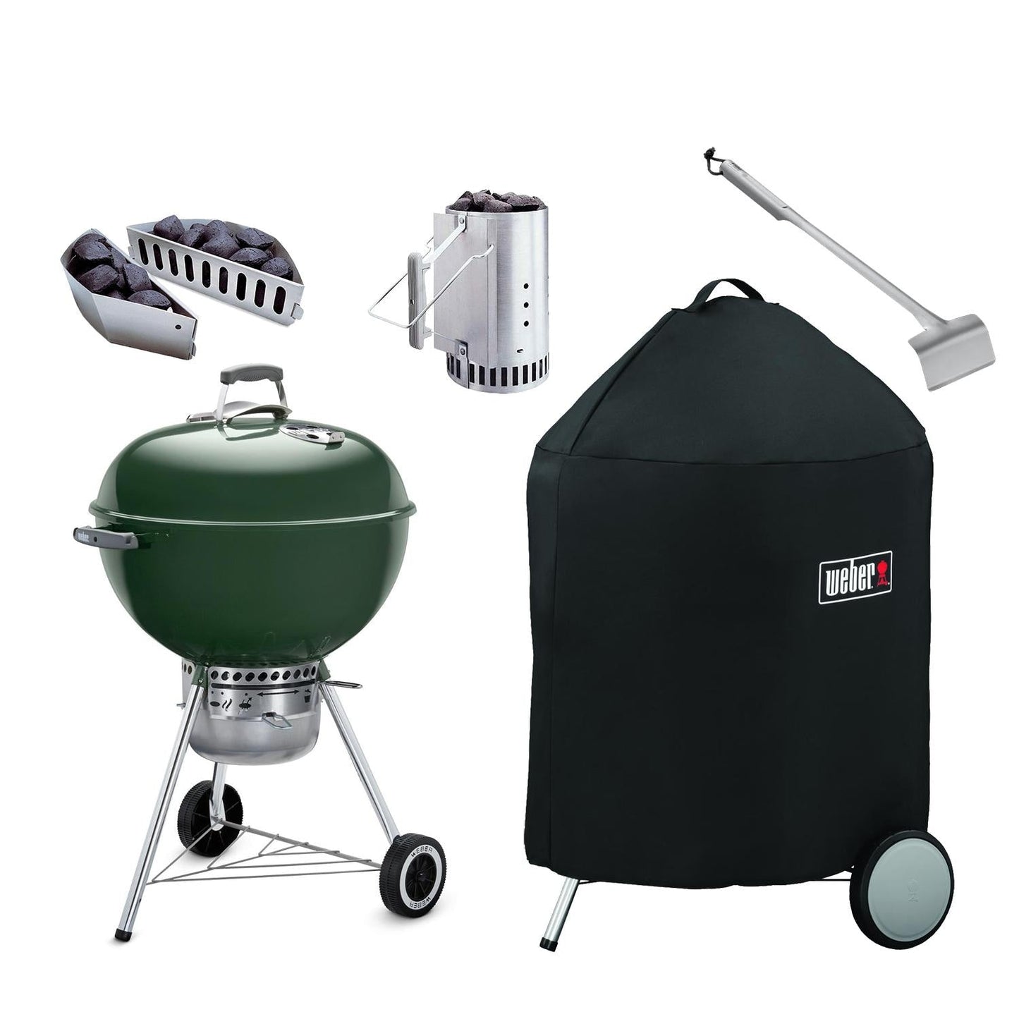 Weber 22-Inch Kettle Ultimate Bundle - Green - Image 1