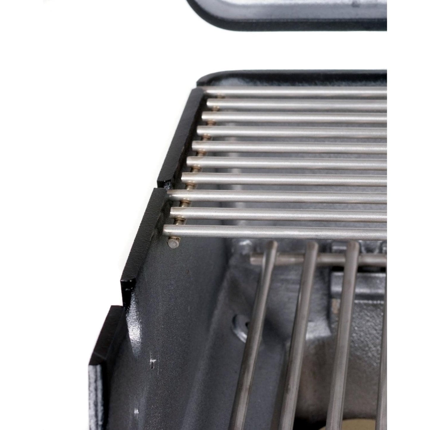 PGS A30 Cast Aluminum Natural Gas Grill On Black Portable Pedestal Base - Image 2