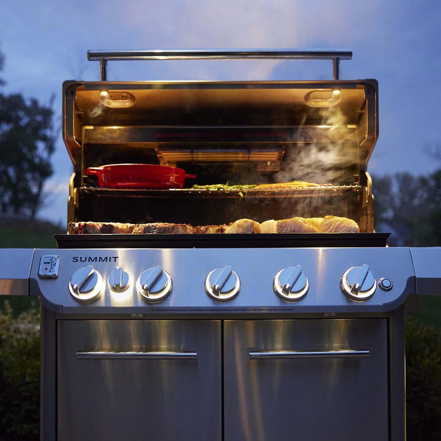 Weber Summit FS38 S Propane Gas Grill - Stainless Steel - 1500028 - Image 9