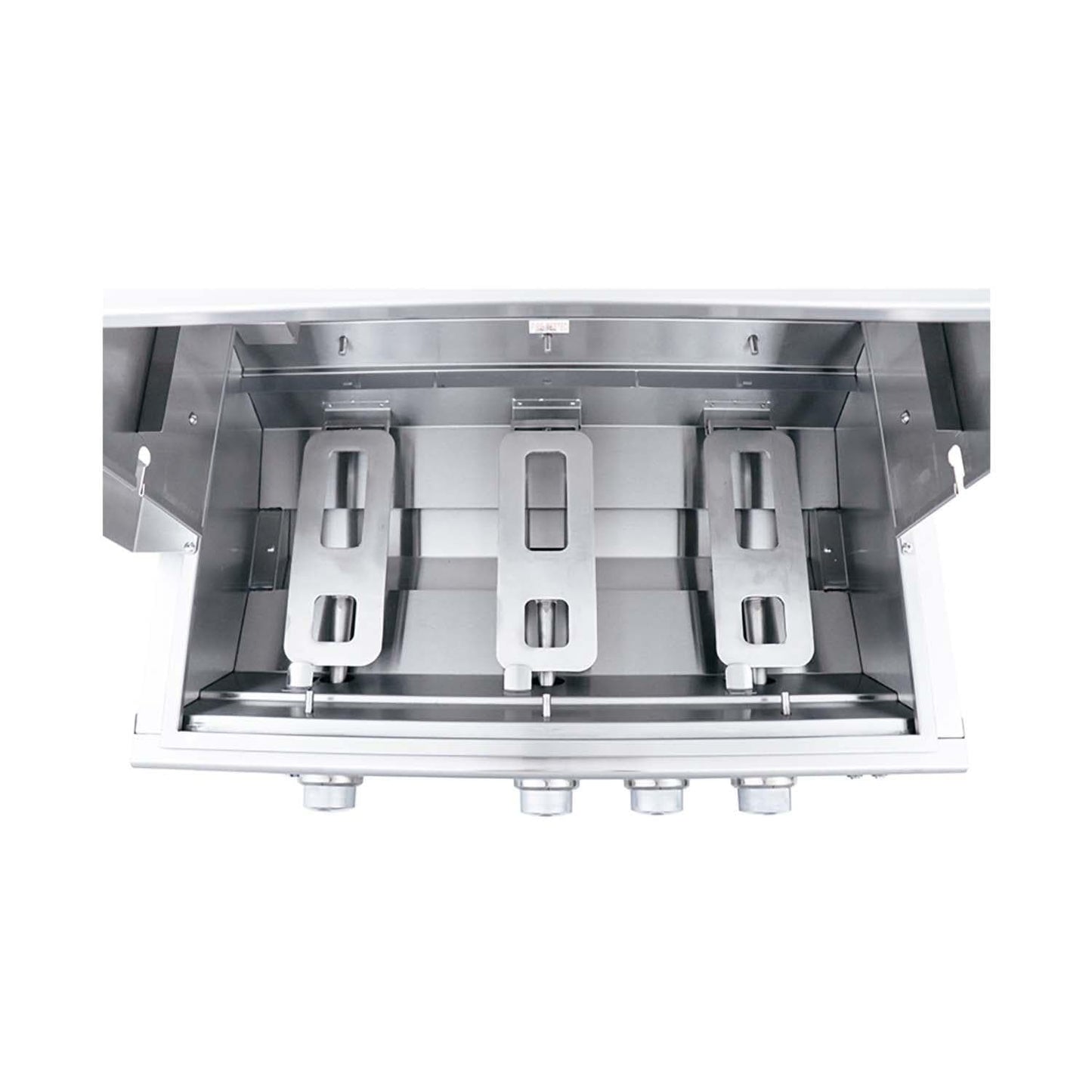 RCS Cutlass Pro 30 Inch Built-In Natural Gas Grill w/ Ceramic Briquette Tray Flame Tamers - RON30B - Image 3