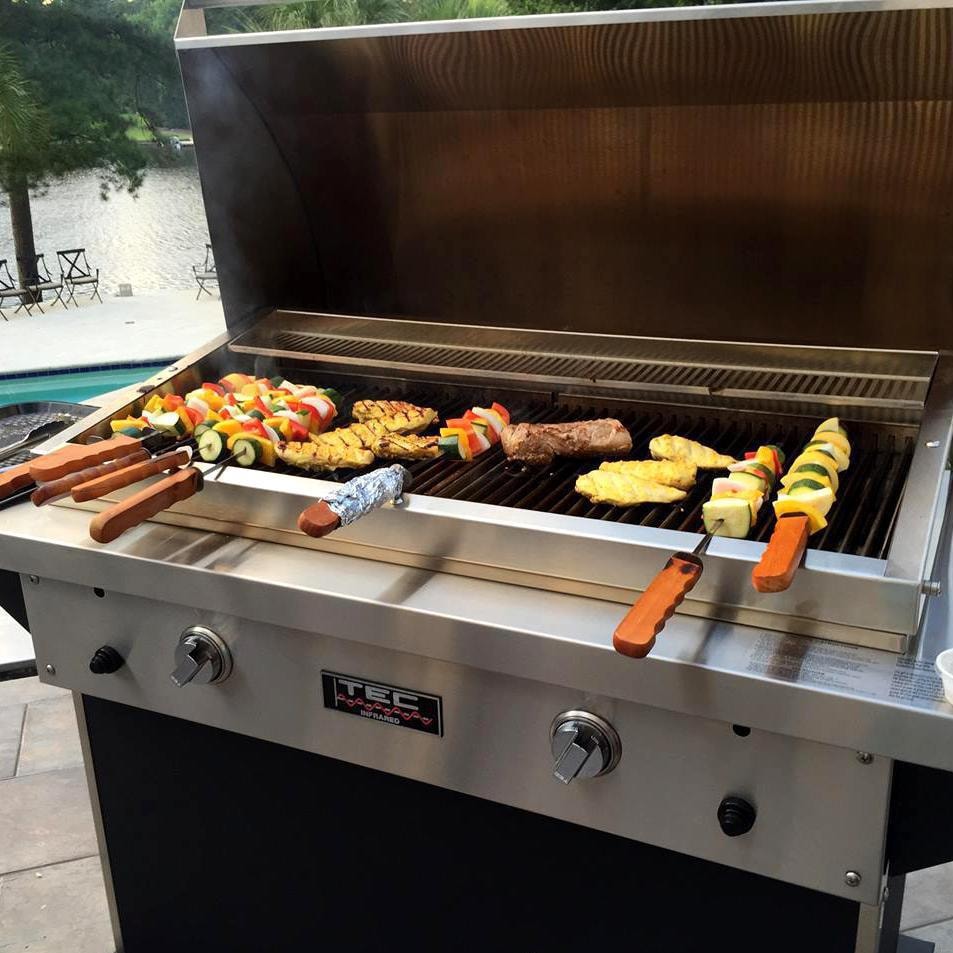 TEC Patio FR 44-Inch Infrared Natural Gas Grill On Stainless Cabinet - PFR2NTCABS - Image 5
