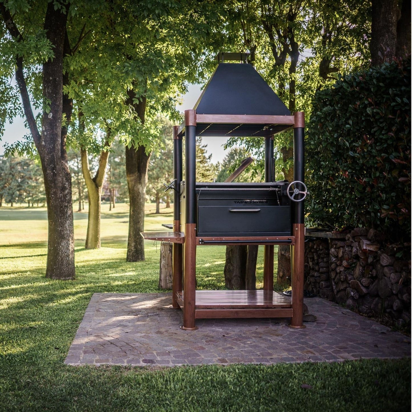Tagwood BBQ Beast Argentine Wood Fire & Charcoal Grill - BBQ02SI - Image 1