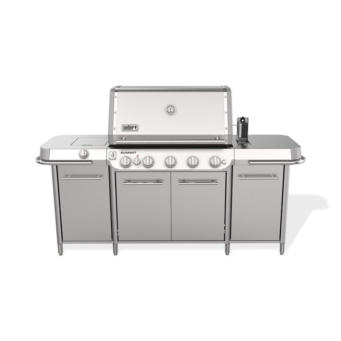 Weber Summit GC38 S Propane Gas Grill Center - Stainless Steel - 1500091 - Image 5