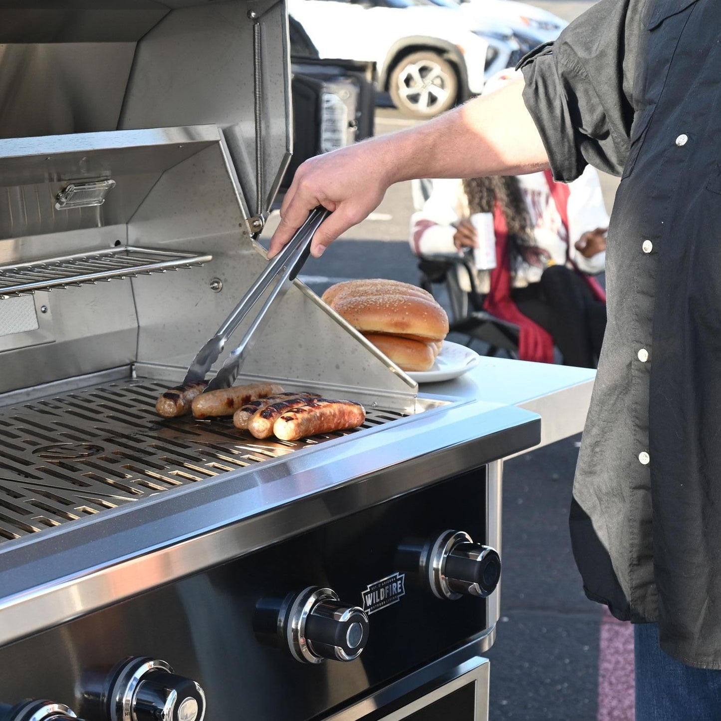 Wildfire Ranch Pro 42-in 4 Burner Black 304 SS Propane Gas Grill - WFPRO42G-BSS-LP