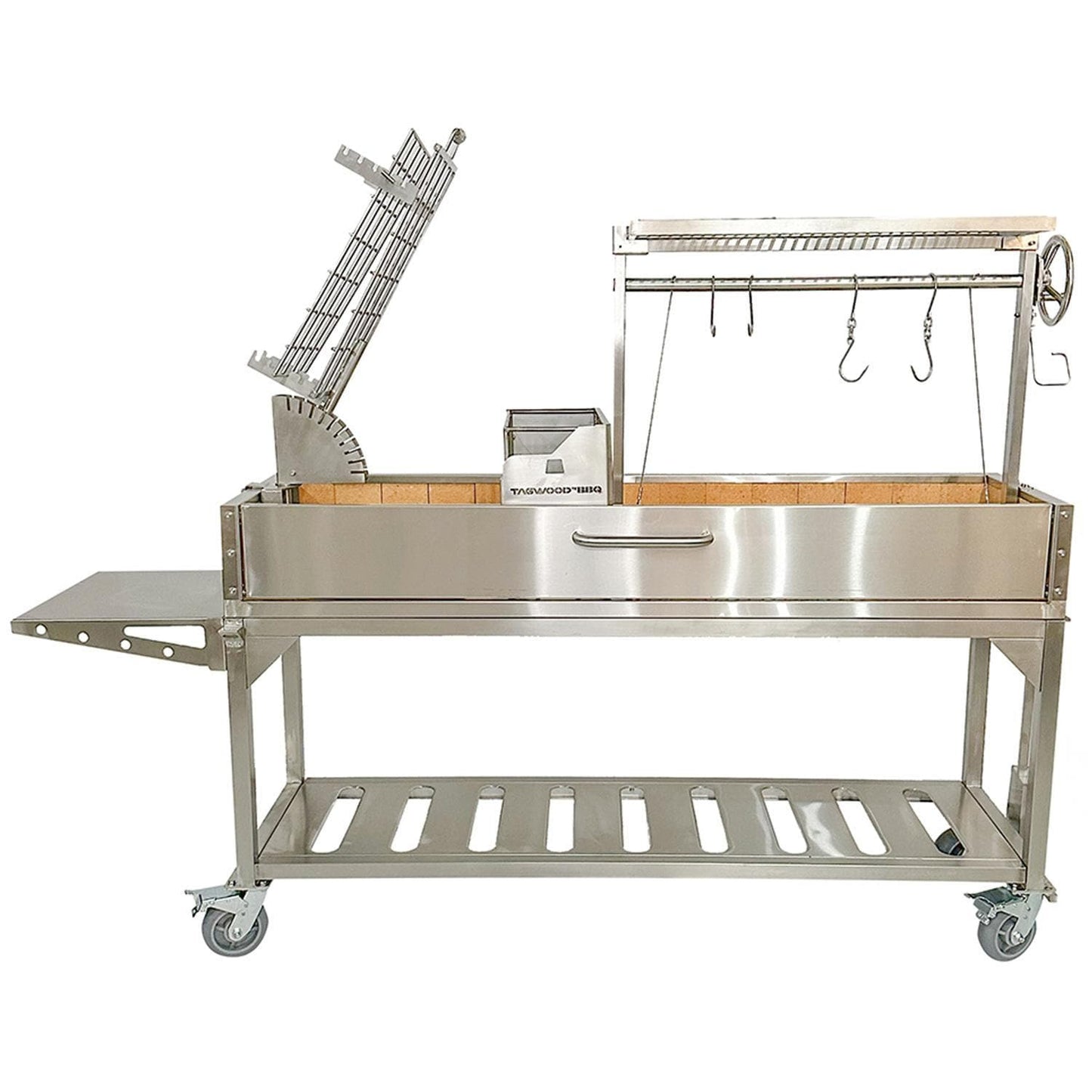 Tagwood BBQ Argentine Santa Maria Wood Fire & Charcoal Grill - BBQ06SS - Image 2