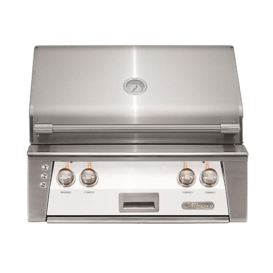 Alfresco ALXE 30-Inch Built-In Propane Grill With Rotisserie in Signal White Matte - ALXE-30-LP-SM9003 - Image 1