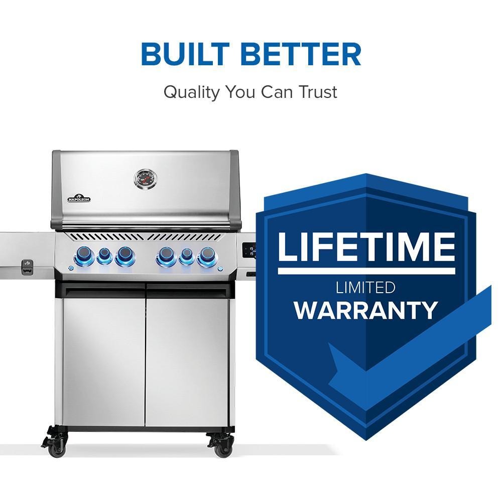 Napoleon Prestige 500 Connected 4-Burner Propane Grill w/ Rotisserie, WiFi & Bluetooth - P500VXRSIBPSS - Image 3