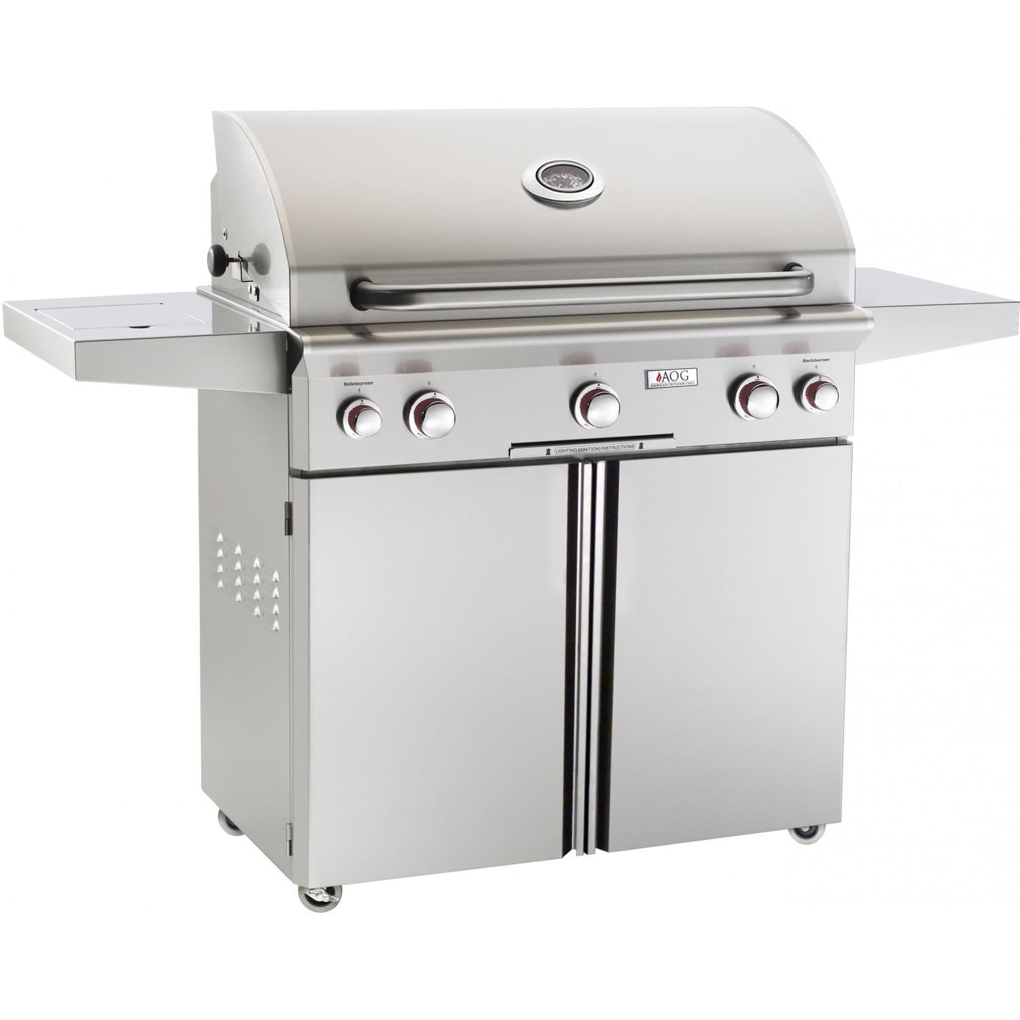 American Outdoor Grill T-Series 36-Inch 3-Burner Propane Gas Grill W/ Rotisserie & Single Side Burner - 36PCT - Image 1