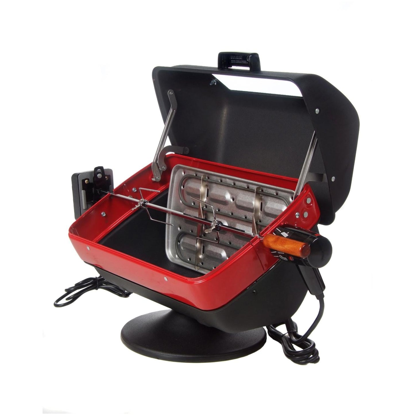 Americana by Meco 1500 Watt Electric Tabletop Grill With Rotisserie & Easy View Window - 9309U8.181 - Image 7