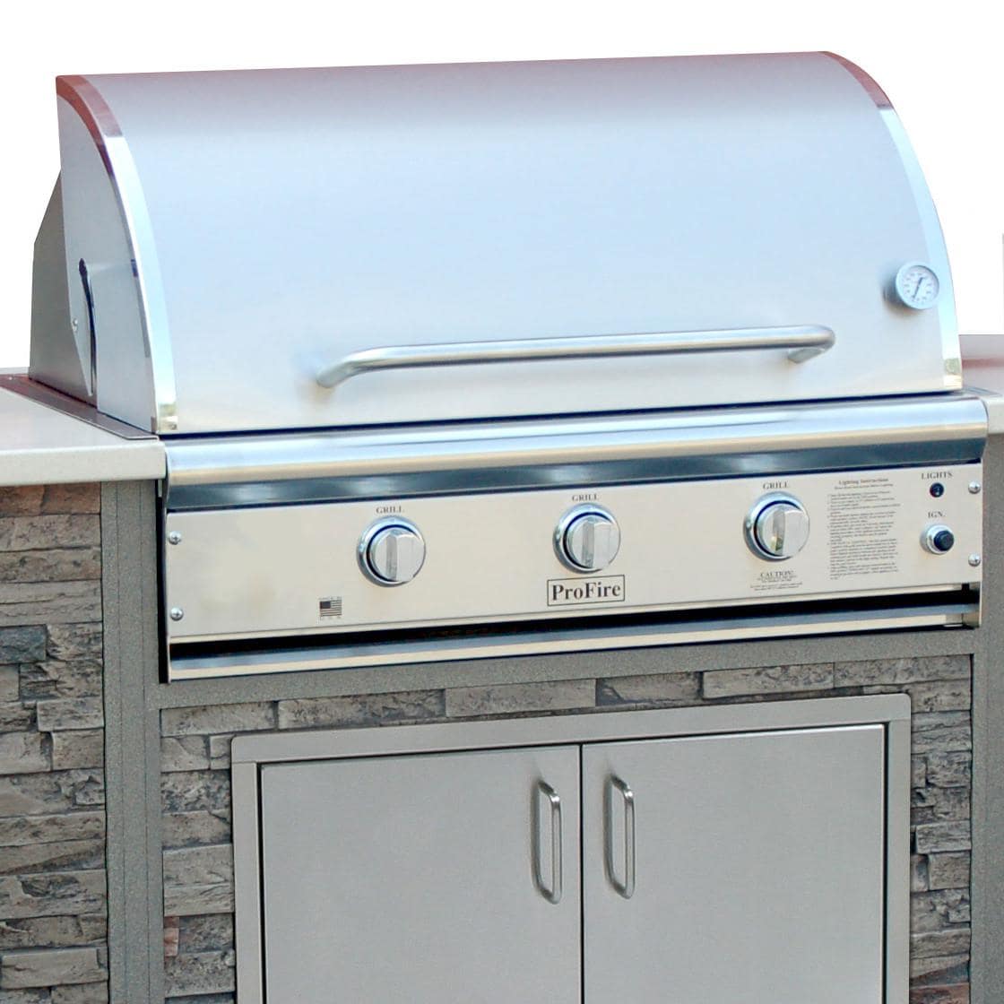 ProFire Professional Deluxe Series 36-Inch Built-In Propane Gas Grill - PFDLX36G-P - Image 1