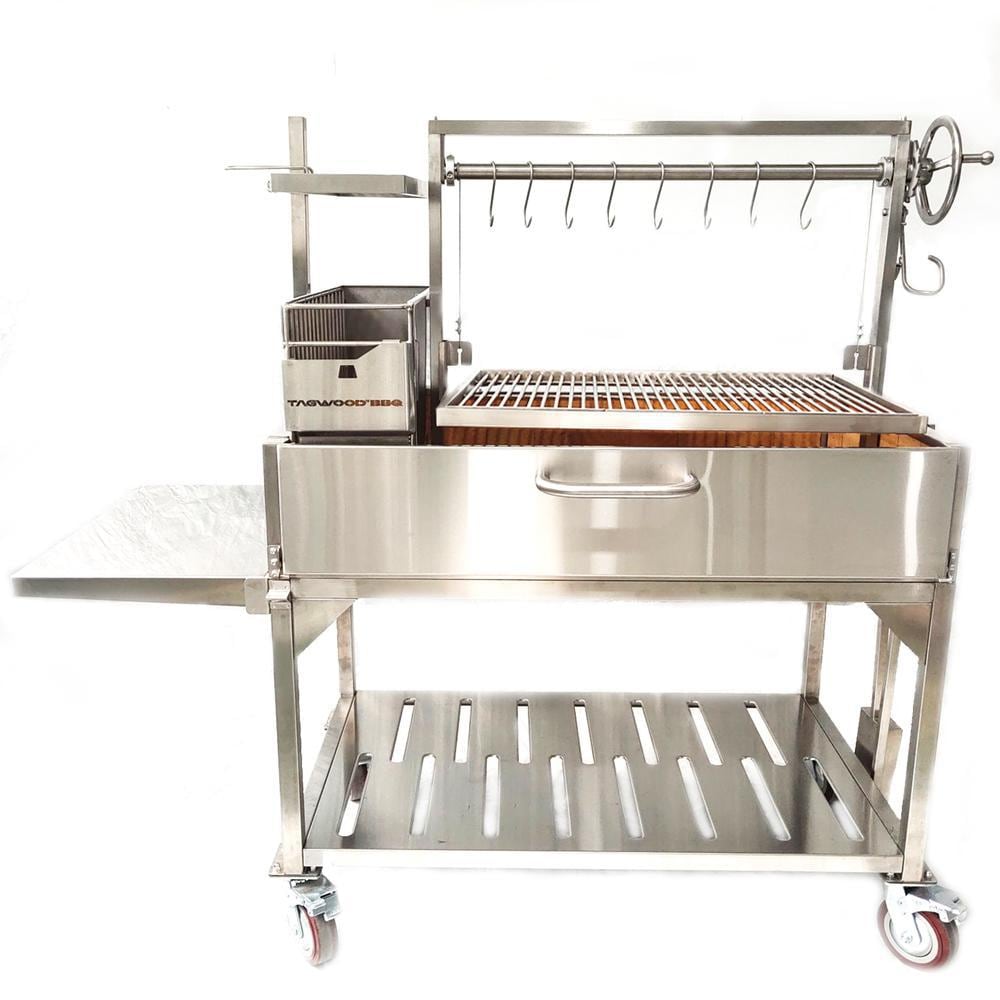 Tagwood BBQ XL Argentine Santa Maria Wood Fire & Charcoal Grill - BBQ23SS - Image 2