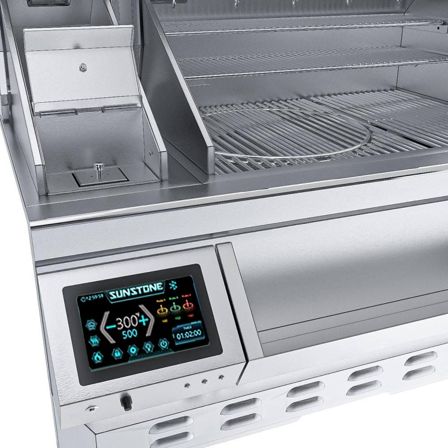 Sunstone 40 Inch Electric Pellet Grill W/ Cold Smoker - SUNPLT40 - Image 4