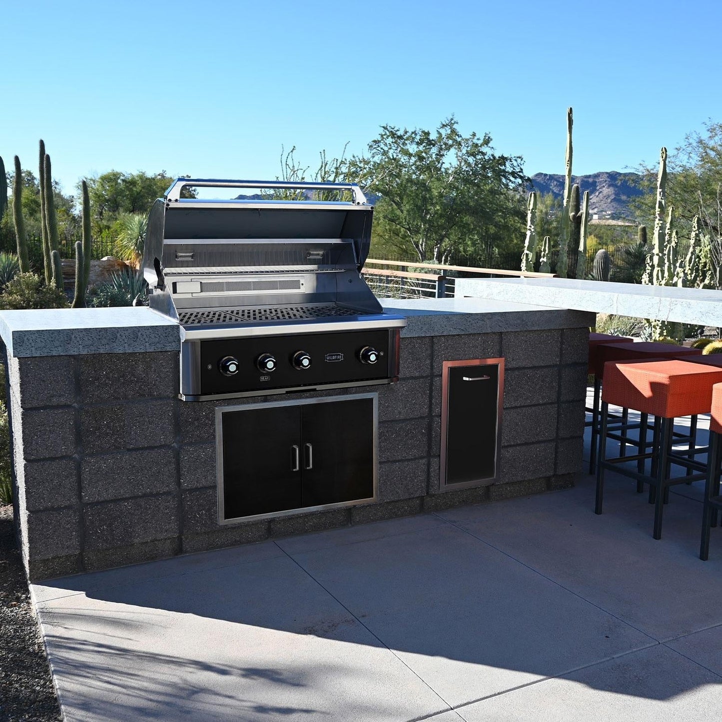 Wildfire Ranch Pro 36-in 3 Burner Black 304 SS Natural Gas Grill - WFPRO36G-BSS-NG - Image 2
