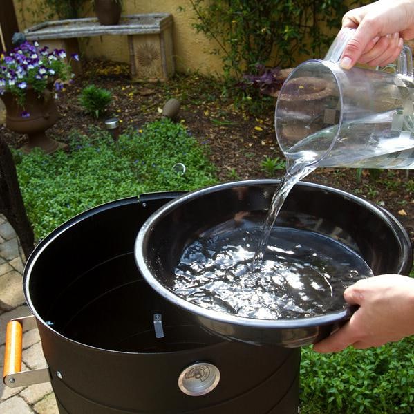 Americana by Meco 2 In 1 Charcoal Water Smoker Grill - Image 4