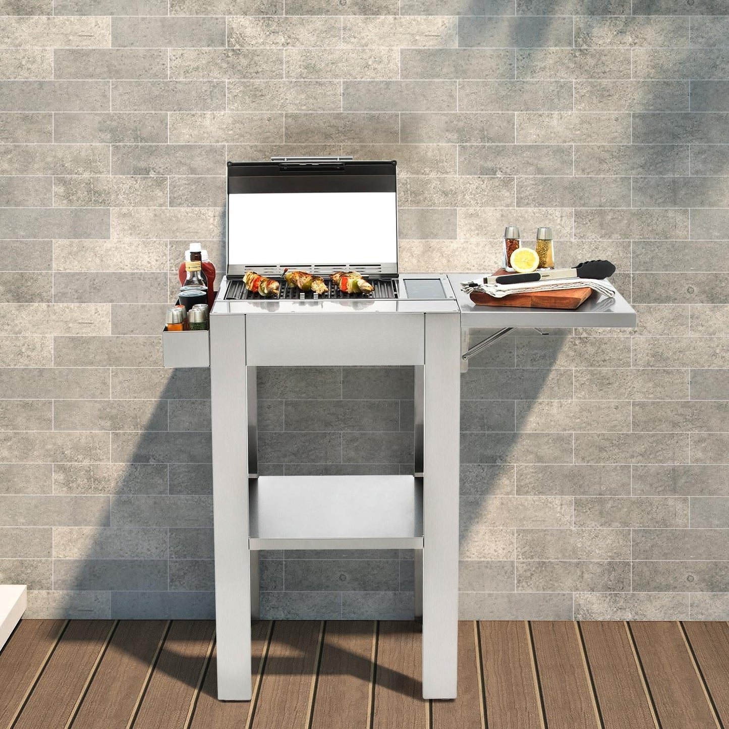 Kenyon Frontier IntelliKEN Control 1300 Watt Electric Grill & Stand - 120V - C70550 - Image 6