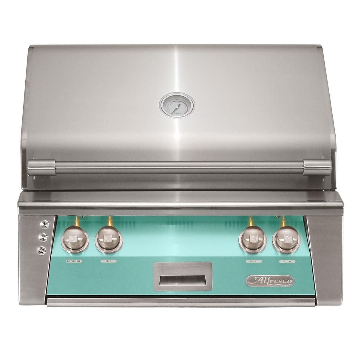 Alfresco ALXE 30-Inch Built-In Propane Grill With Sear Zone And Rotisserie in Light Green - ALXE-30SZ-LP-S6027 - Image 1