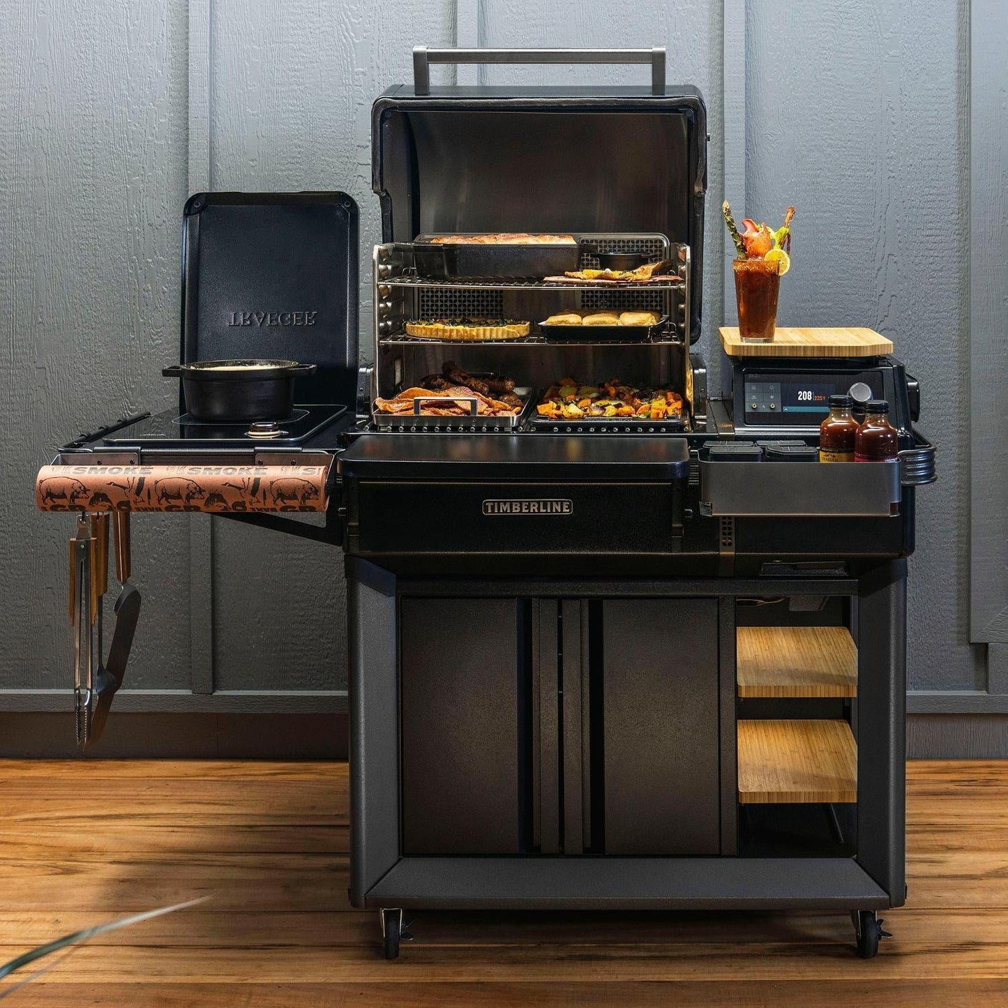 Traeger All-New Timberline Wi-Fi Controlled Wood Pellet Grill W/ WiFire - TBB86RLG - Image 7