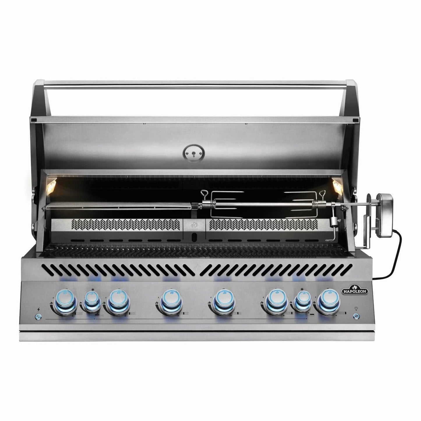 Napoleon 700 Series 5-Burner 44-Inch Built-In Natural Gas Grill w/ Rotisserie & SafetyGlow - BIG44RBNSS-1 - Image 7