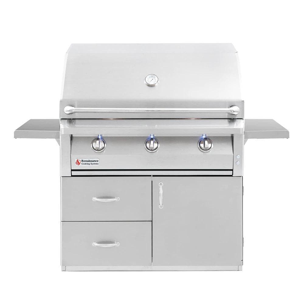 American Renaissance Grill by RCS 42-in 3-Burner Freestanding Natural Gas Gril - Image 1