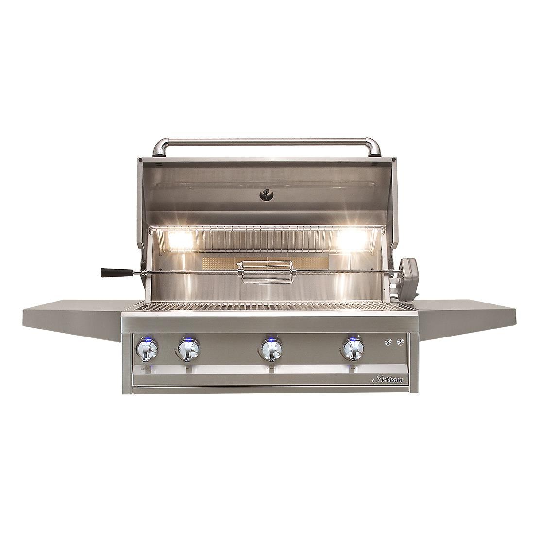Artisan Professional 36-Inch 3-Burner Built-In Natural Gas Grill With Rotisserie - ARTP-36-NG - Image 2