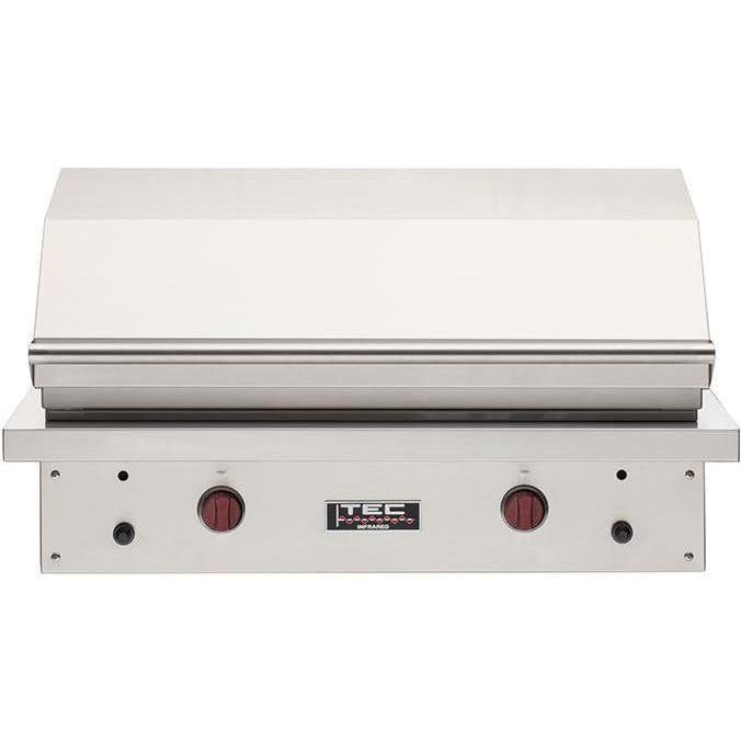 TEC Patio FR 44-Inch Built-In Infrared Natural Gas Grill W/ Red Knobs - Image 1