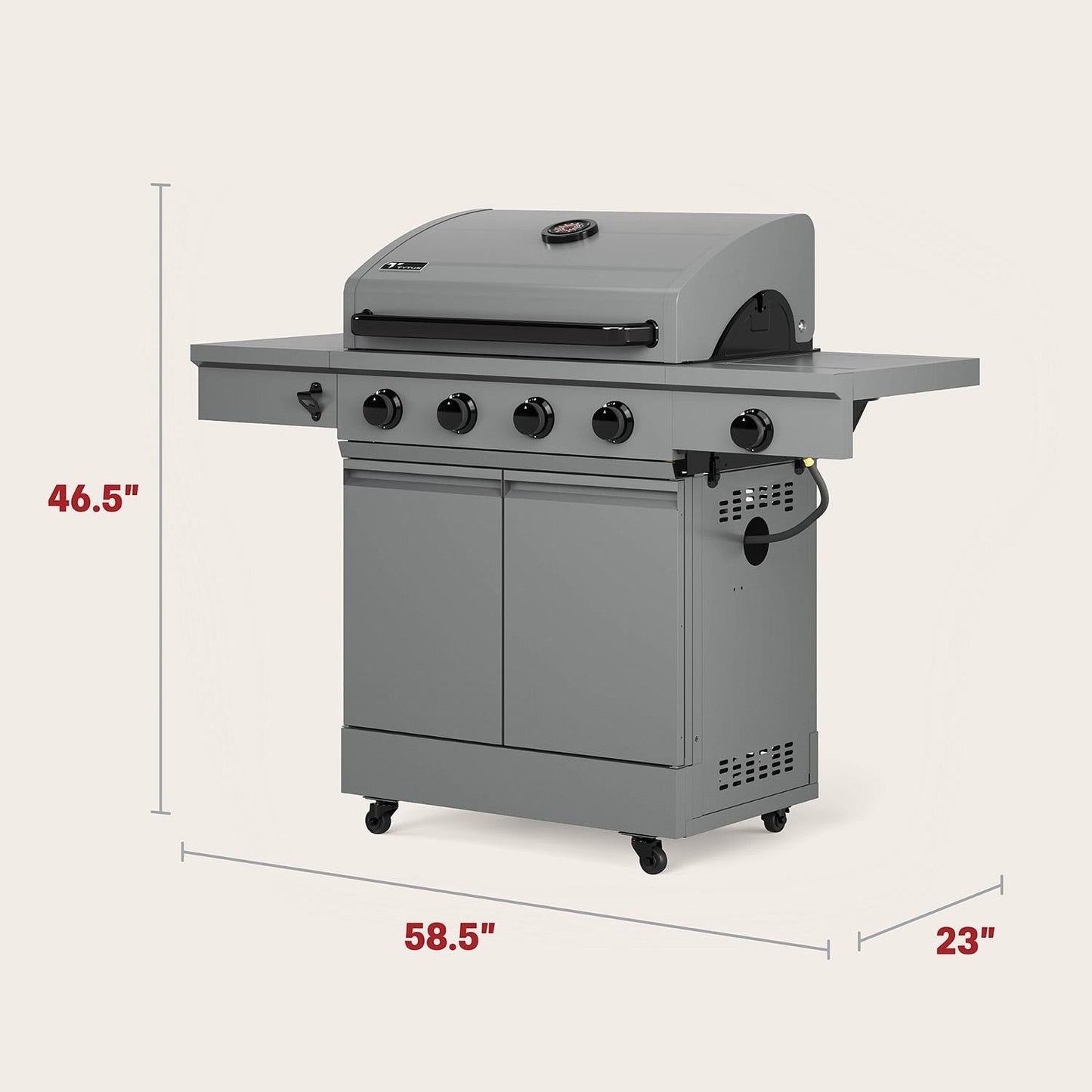 TYTUS Anaheim 32-in 4 Burner Propane Grill - TDT-011-GMOD - Image 3