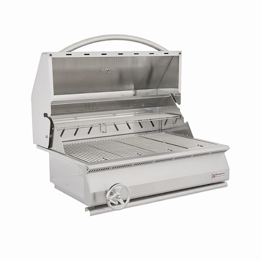 RCS Premier Built-In Stainless Steel 32-Inch Charcoal Grill - RJCC32A - Image 8