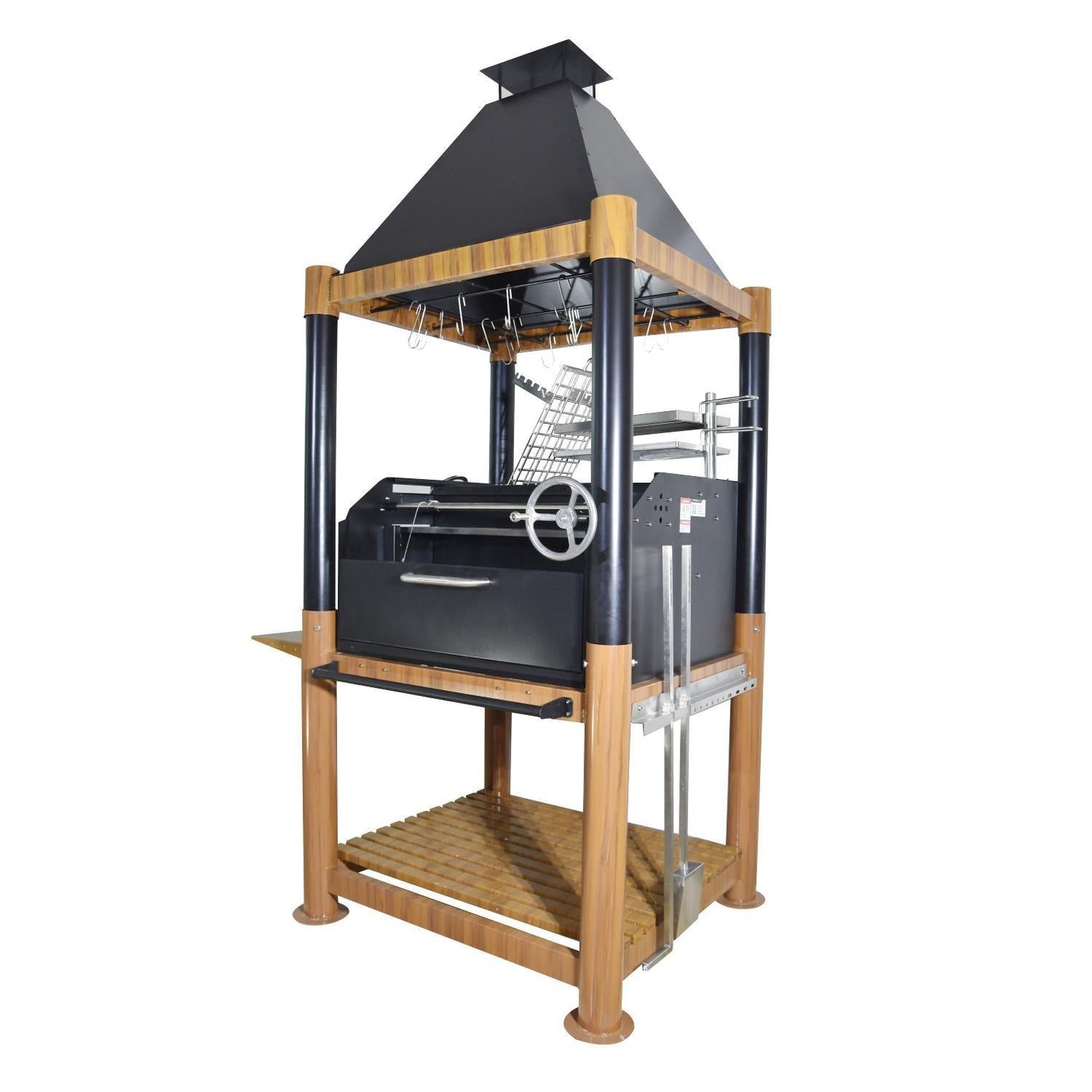 Tagwood BBQ Beast Argentine Wood Fire & Charcoal Grill - BBQ02SI - Image 6
