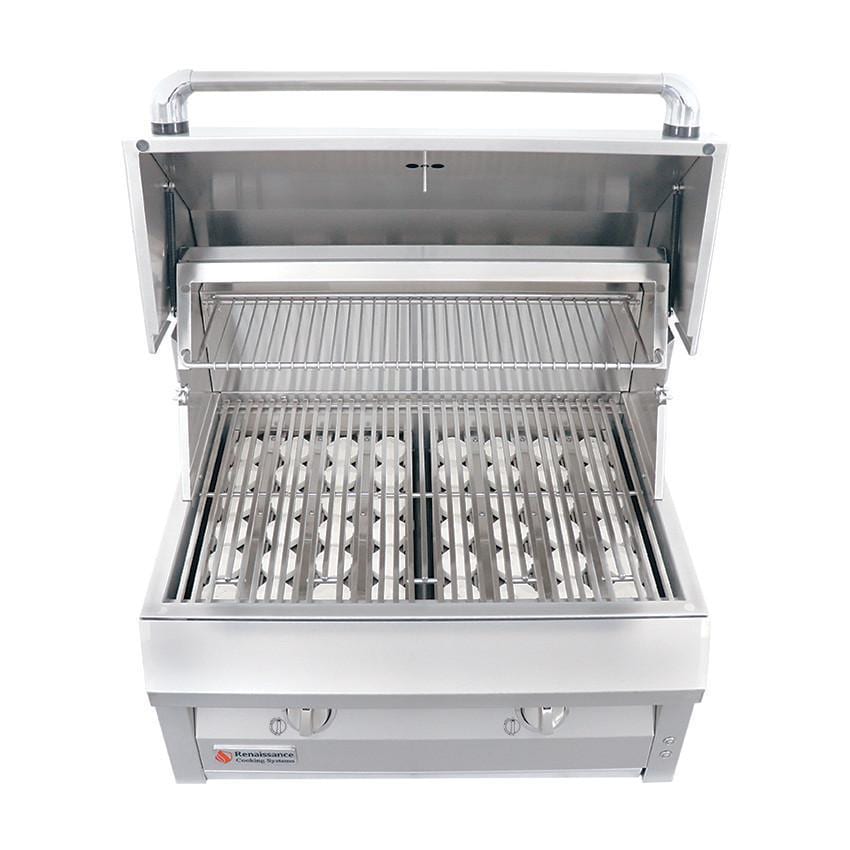 American Renaissance Grill by RCS 30-Inch 2-Burner Freestanding Natural Gas Grill - ARG30 - Image 7