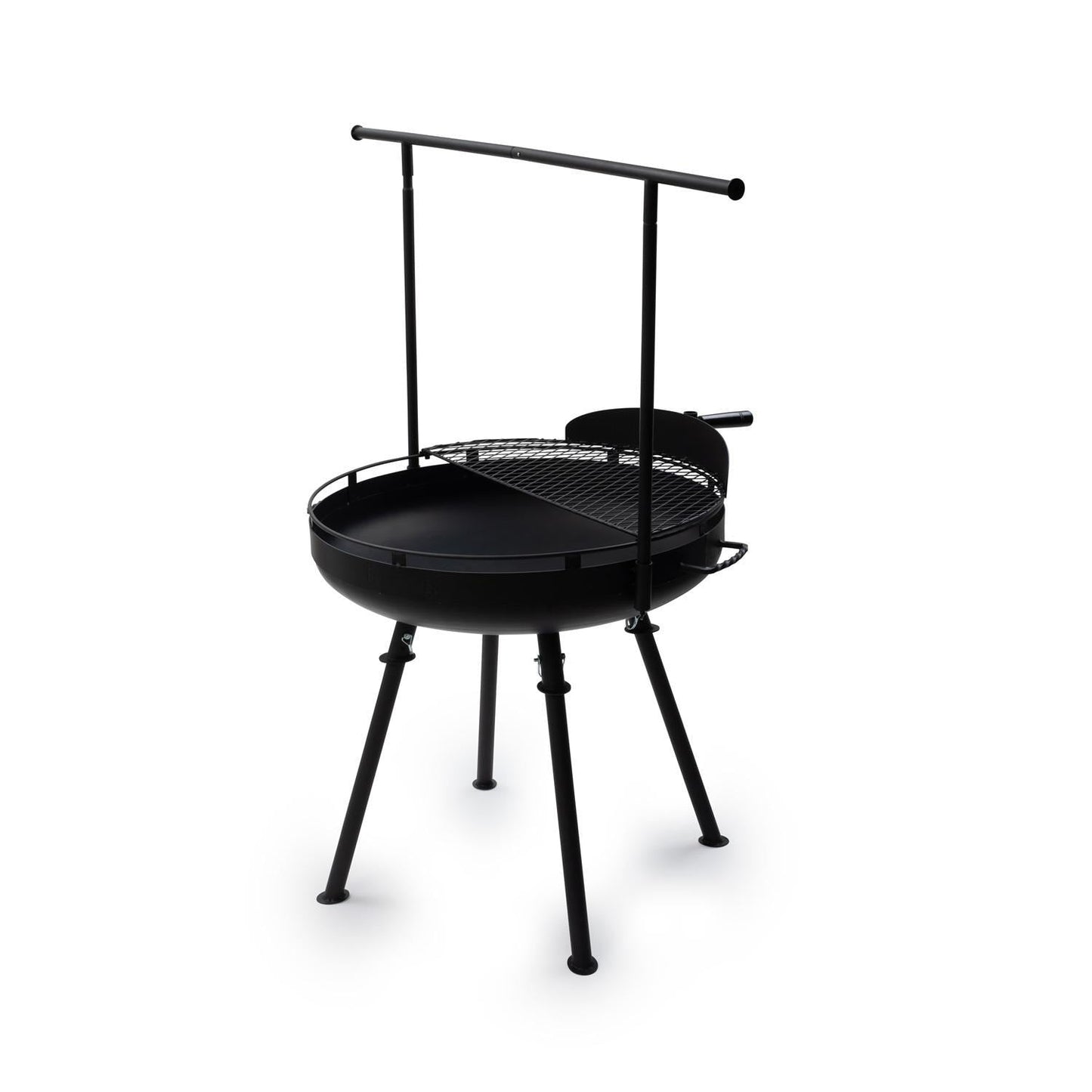 Barebones Living Cowboy 30-Inch Fire Pit Grill w/ Adjustable Grill Grate - CKW-450 - Image 2
