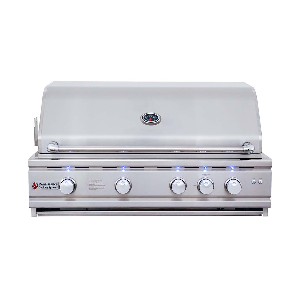 RCS Cutlass Pro 38 Inch Built-In Propane Grill w/ Ceramic Briquette Tray Flame Tamers -RON38BLP - Image 1