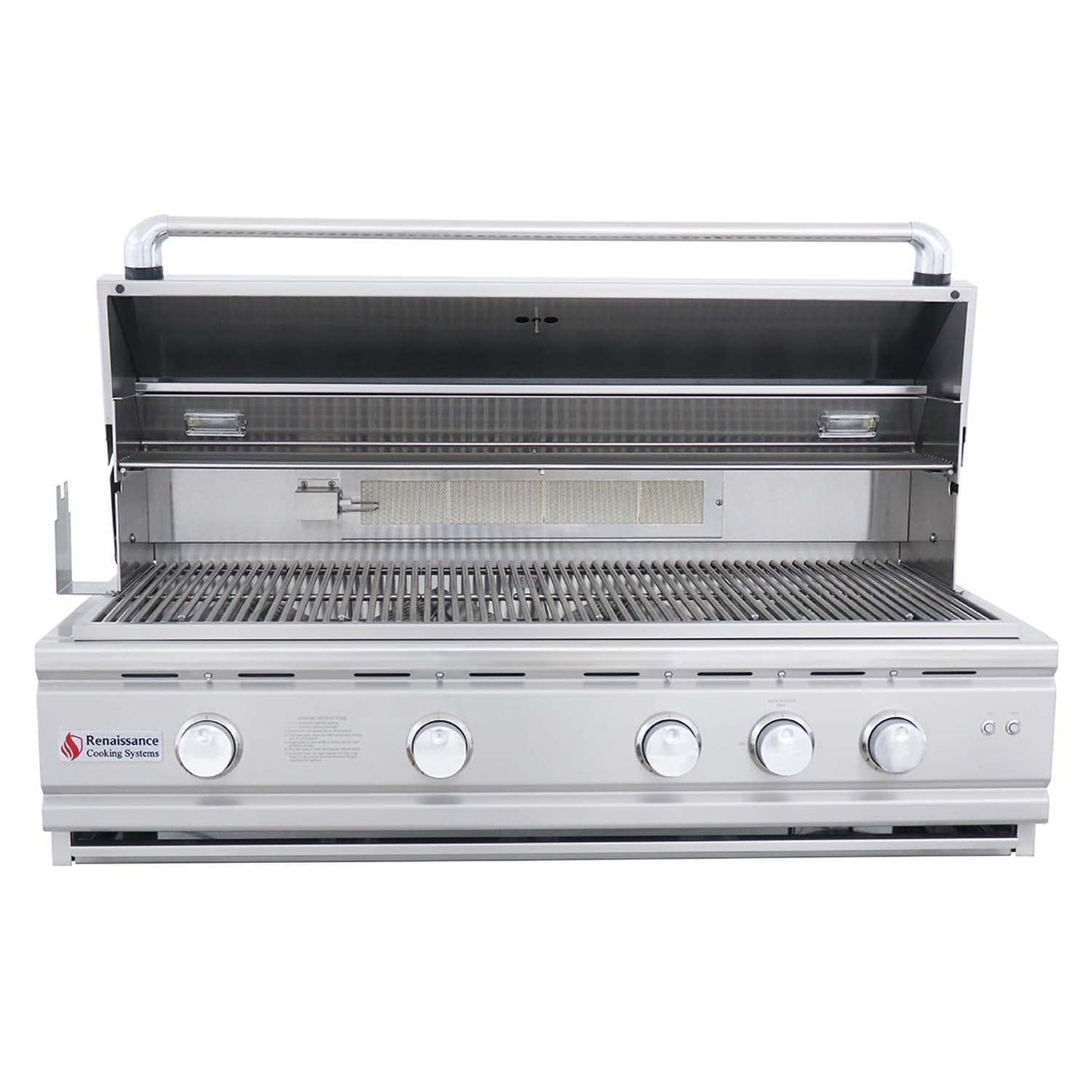 RCS Cutlass Pro 42 Inch Built-In Natural Gas Grill w/ Ceramic Briquette Tray Flame Tamers - RON42B - Image 5