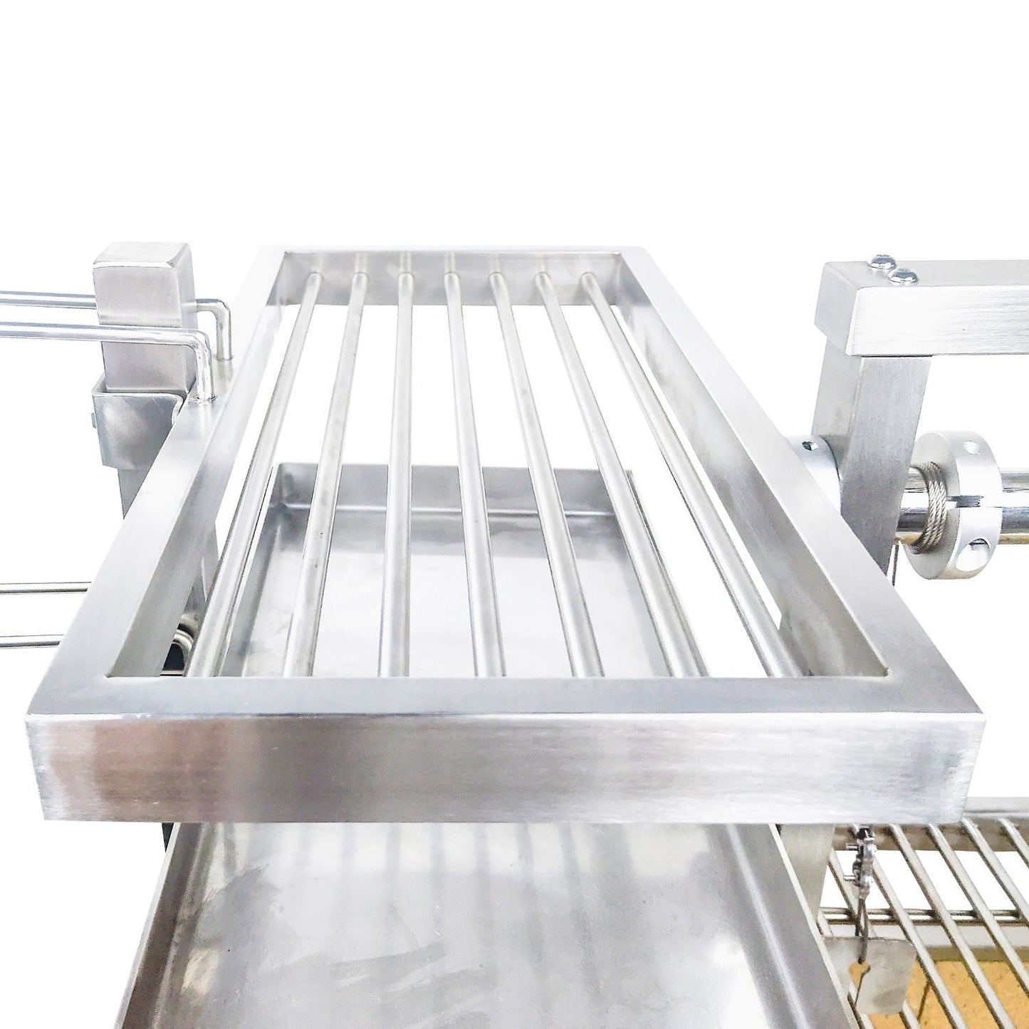 Tagwood BBQ Fully Assembled Argentine Santa Maria Wood Fire & Charcoal Grill - All Stainless Steel - BBQ03SSF - Image 13