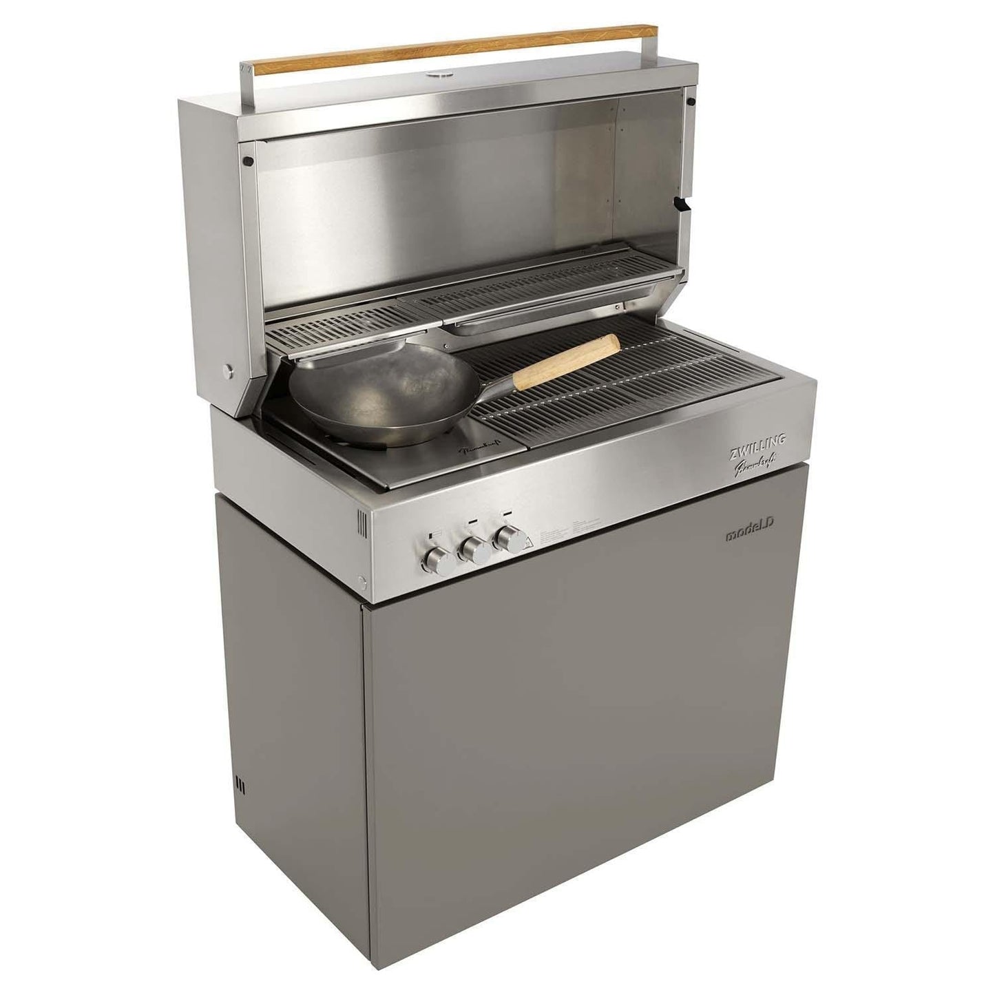 Flammkraft Model D Propane Gas Grill - Taupe - 1029541