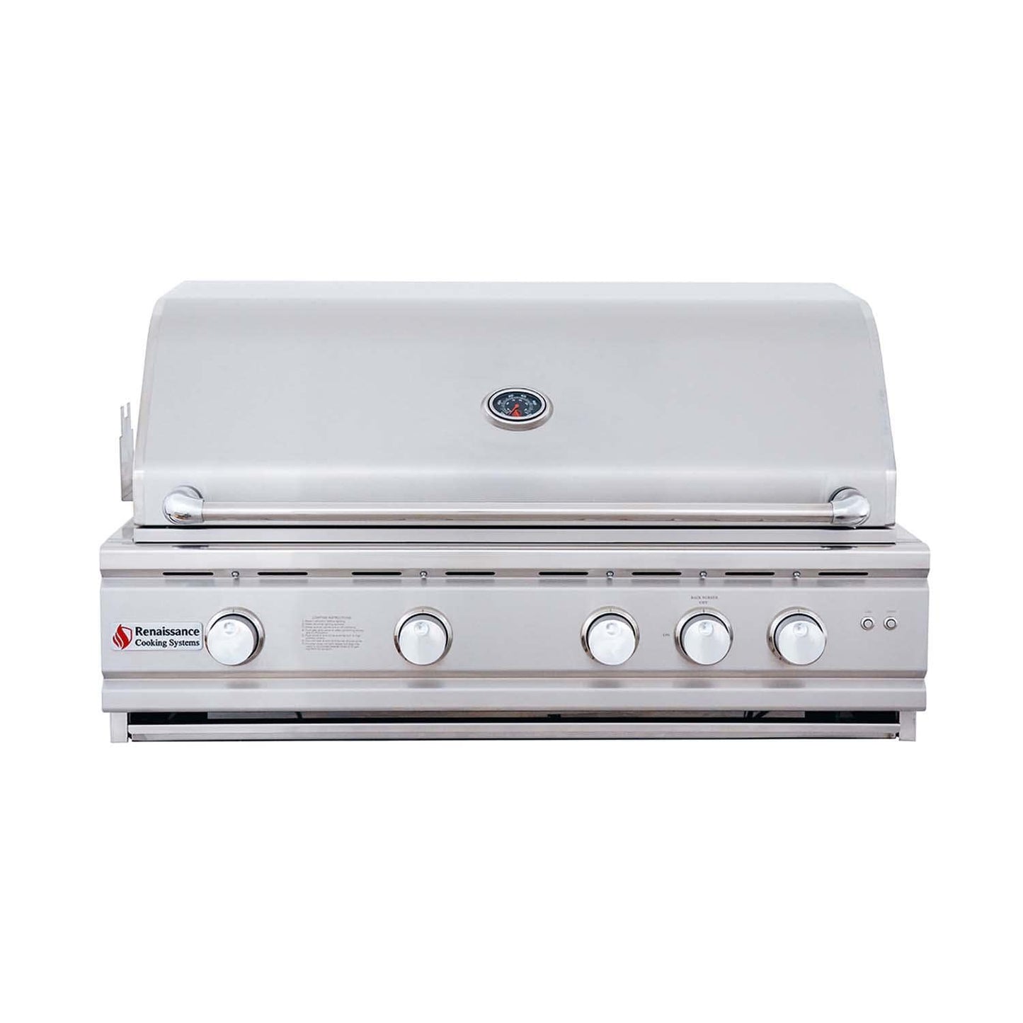 RCS Cutlass Pro 38 Inch Built-In Propane Grill w/ Ceramic Briquette Tray Flame Tamers -RON38BLP - Image 4