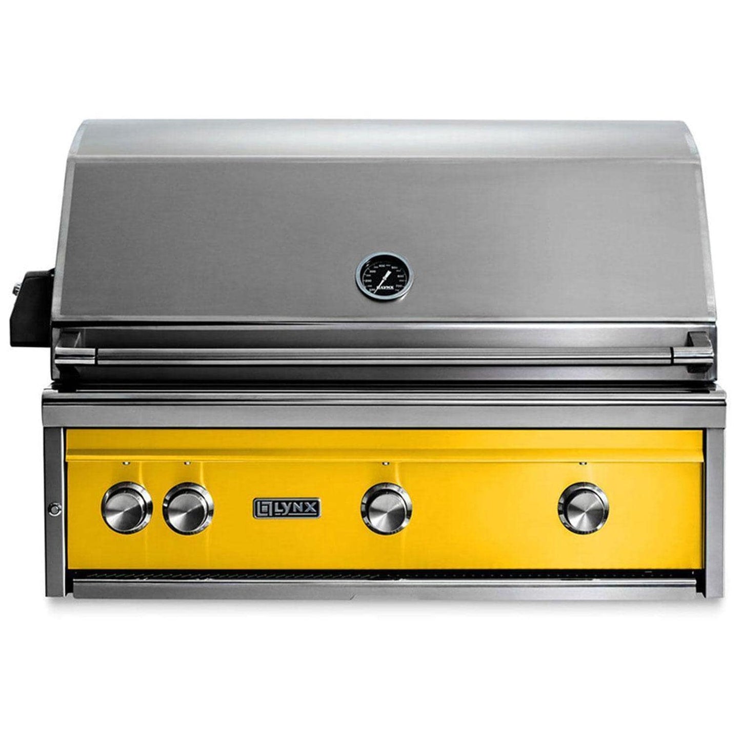 Lynx Professional 36 Inch Built-In Natural Gas Grill w/ Rotisserie in California Poppy - L36R-3-CANG - Image 1