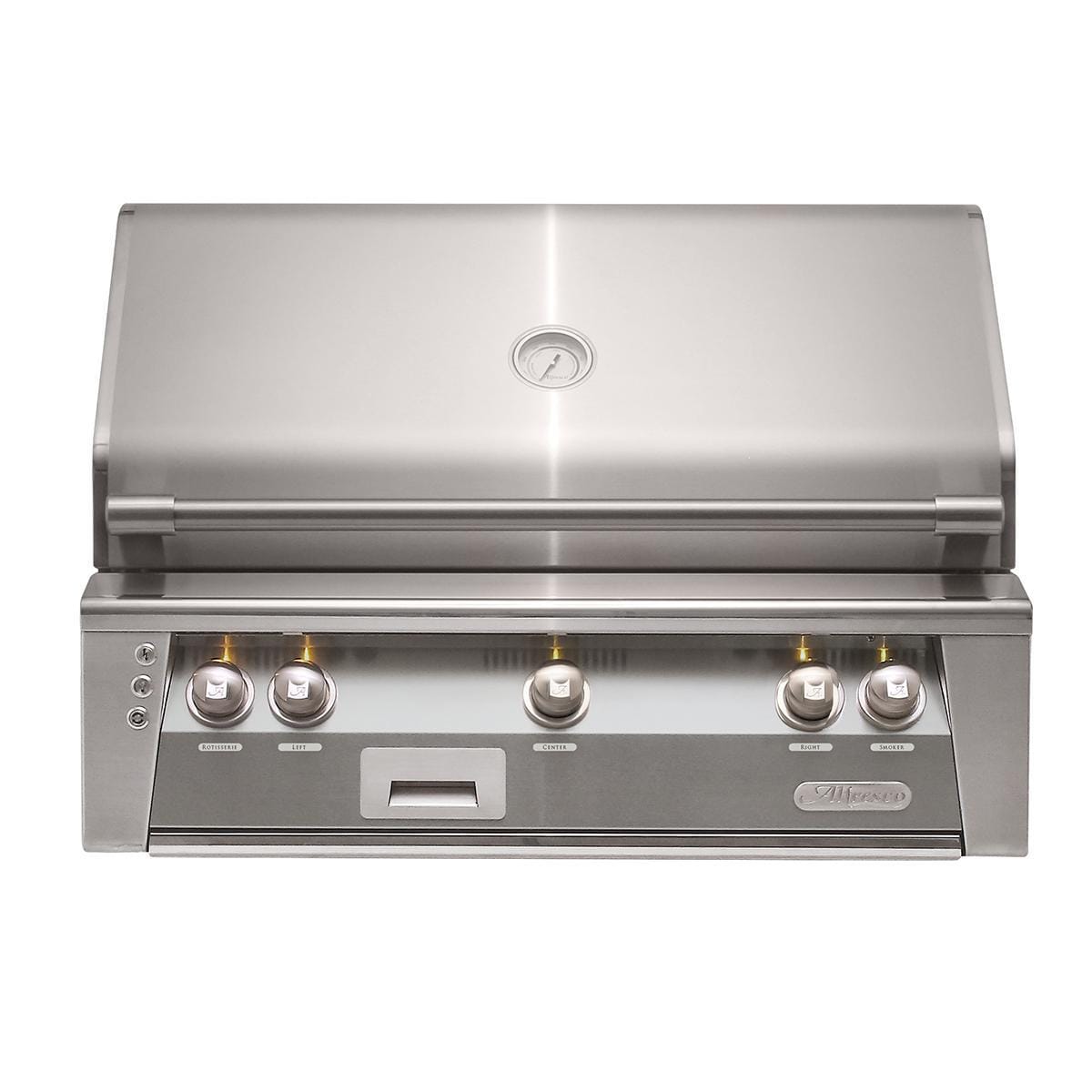 Alfresco ALXE 36-Inch Built-In Natural Gas Grill With Sear Zone And Rotisserie in Signal Gray - ALXE-36SZ-NG-S7004 - Image 1