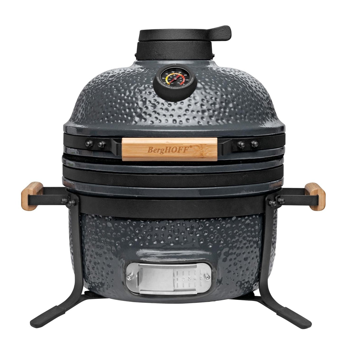 BergHOFF 16 Inch Ceramic BBQ & Oven Bluestone Gray - 2415706 - Image 3
