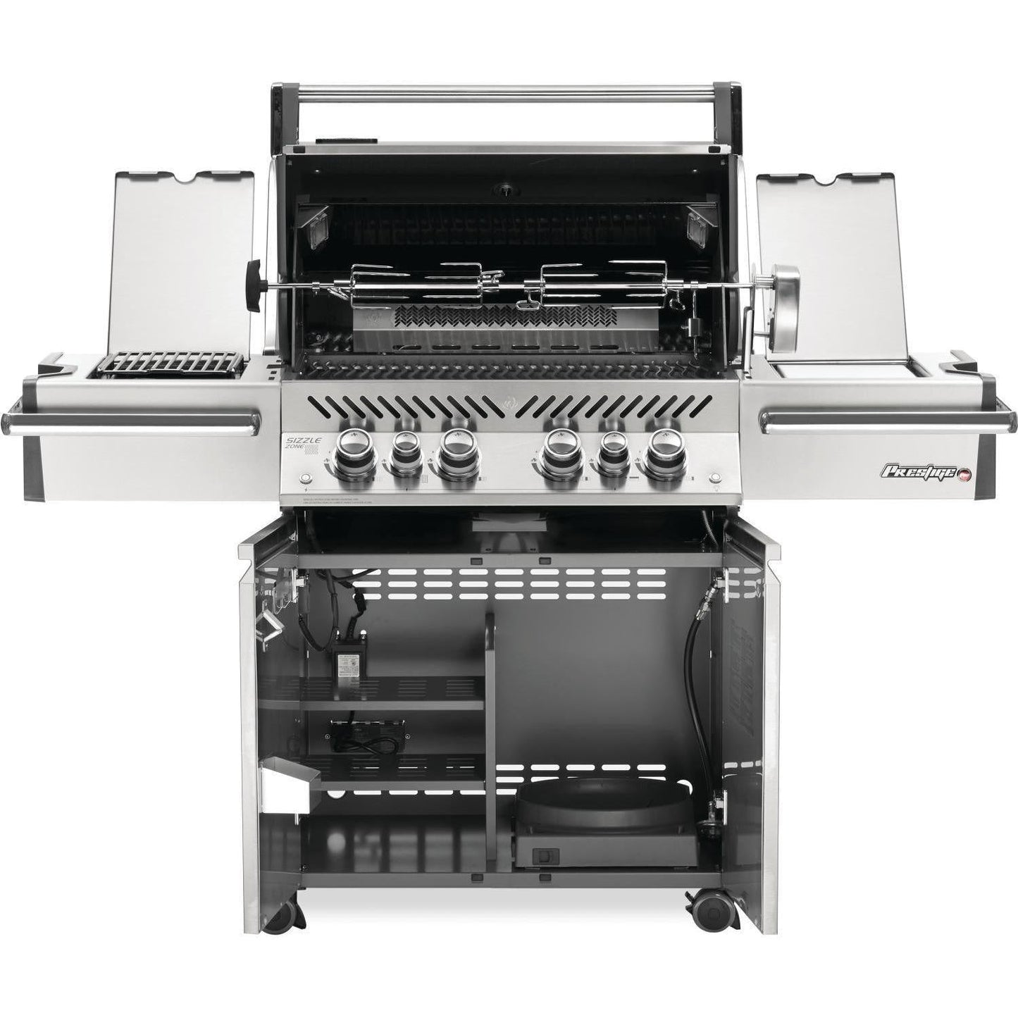 Napoleon Prestige PRO 500 4-Burner Propane Grill w/ Rotisserie & Side Burner - PRO500RSIBPSS-3 - Image 4