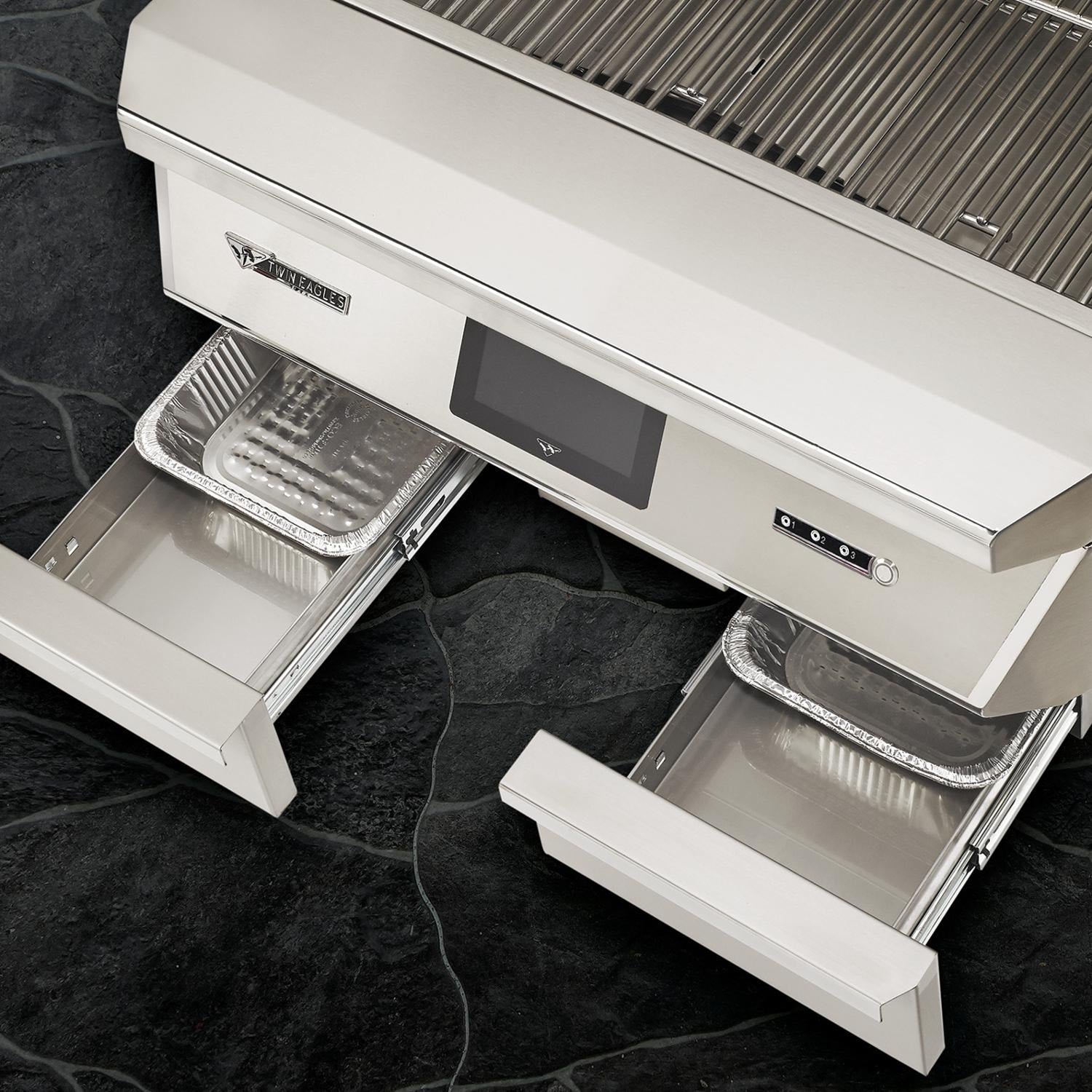 Twin Eagles Wi-Fi Controlled 36-Inch Stainless Steel Pellet Grill and Smoker On Deluxe Cart - Image 3