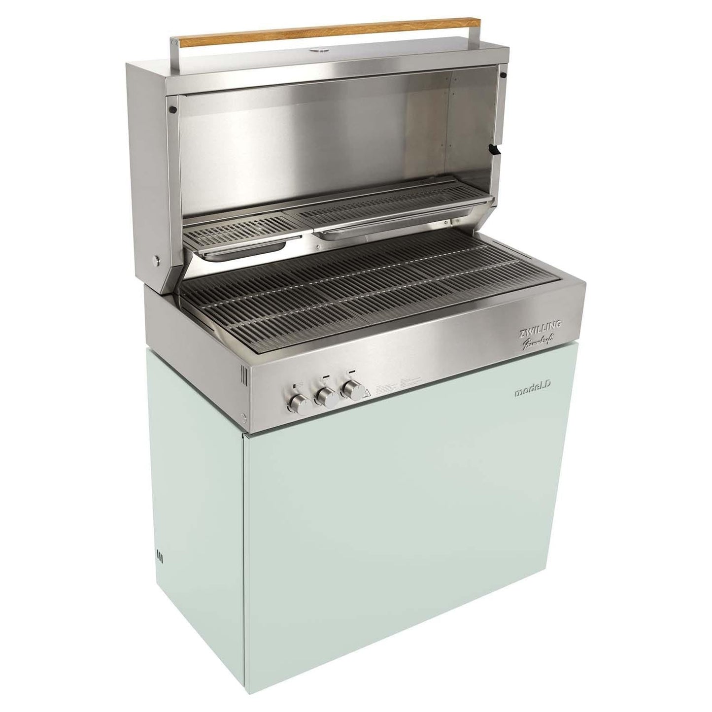 Flammkraft Model D Freestanding Grill & Model M Prep Center Module - Pool - 1029544