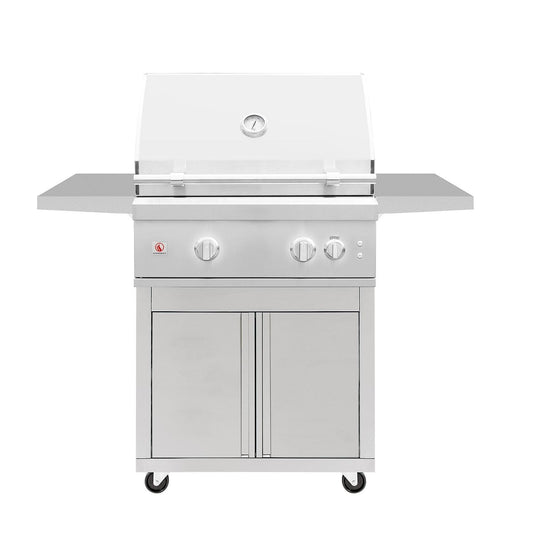 Summerset Quest 30-in 2 Burner Freestanding Propane Grill w/ Rear Infrared Burner, Rotisserie Kit, & Drop-In Griddle Plate - Image 1