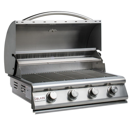 Blaze LBM 32-Inch 4-Burner Built-In Natural Gas Grill - BLZ-4LBM-NG - Image 1