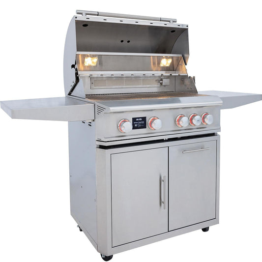Blaze LTE PRO 32-Inch 4-Burner Natural Gas Grill w/ Digital Temperature Screen & Rear Infrared Burner - Image 1