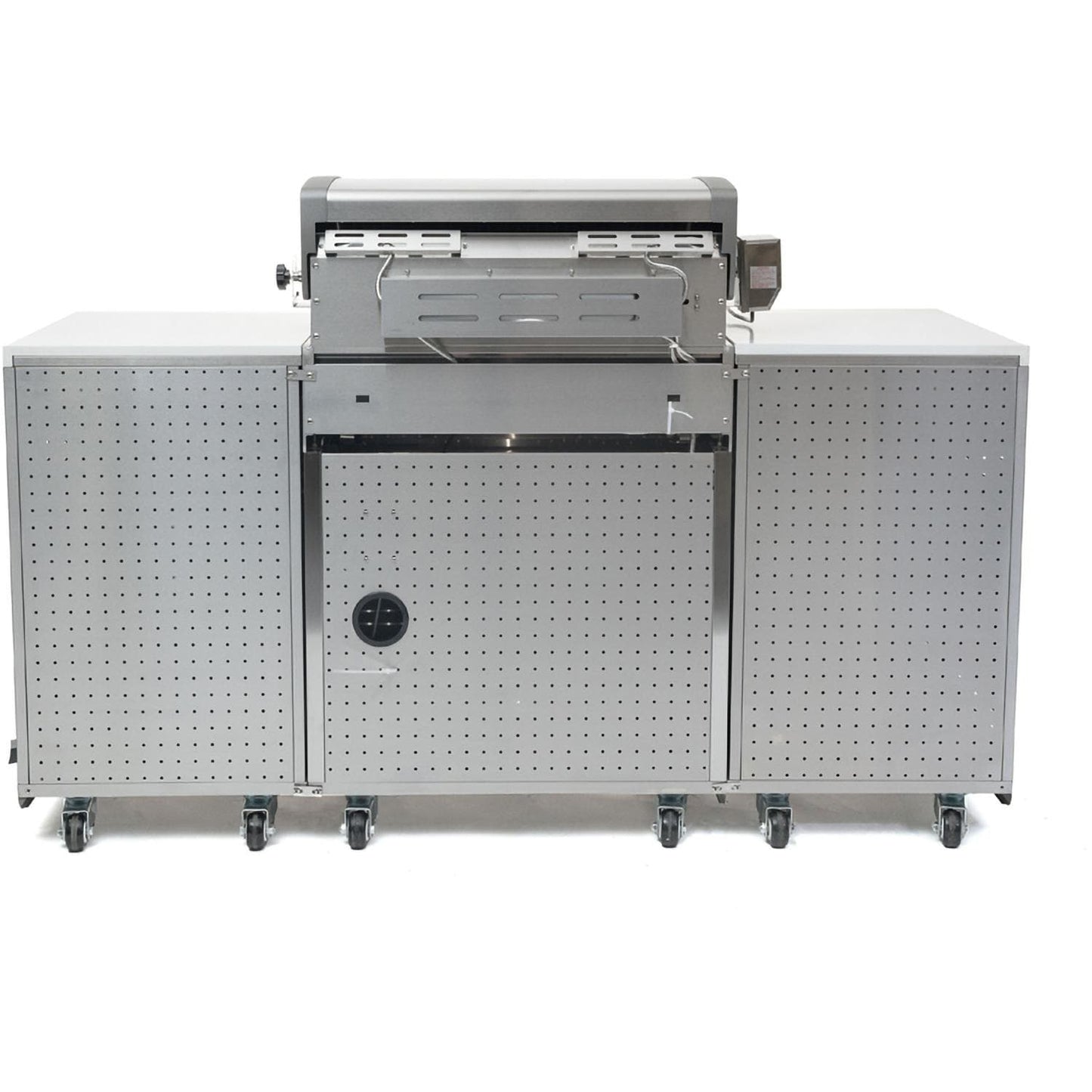 Mont Alpi Compact Series 6 Ft Natural Gas Outdoor Kitchen Island in Stainless Steel - MA-957RS - Image 7