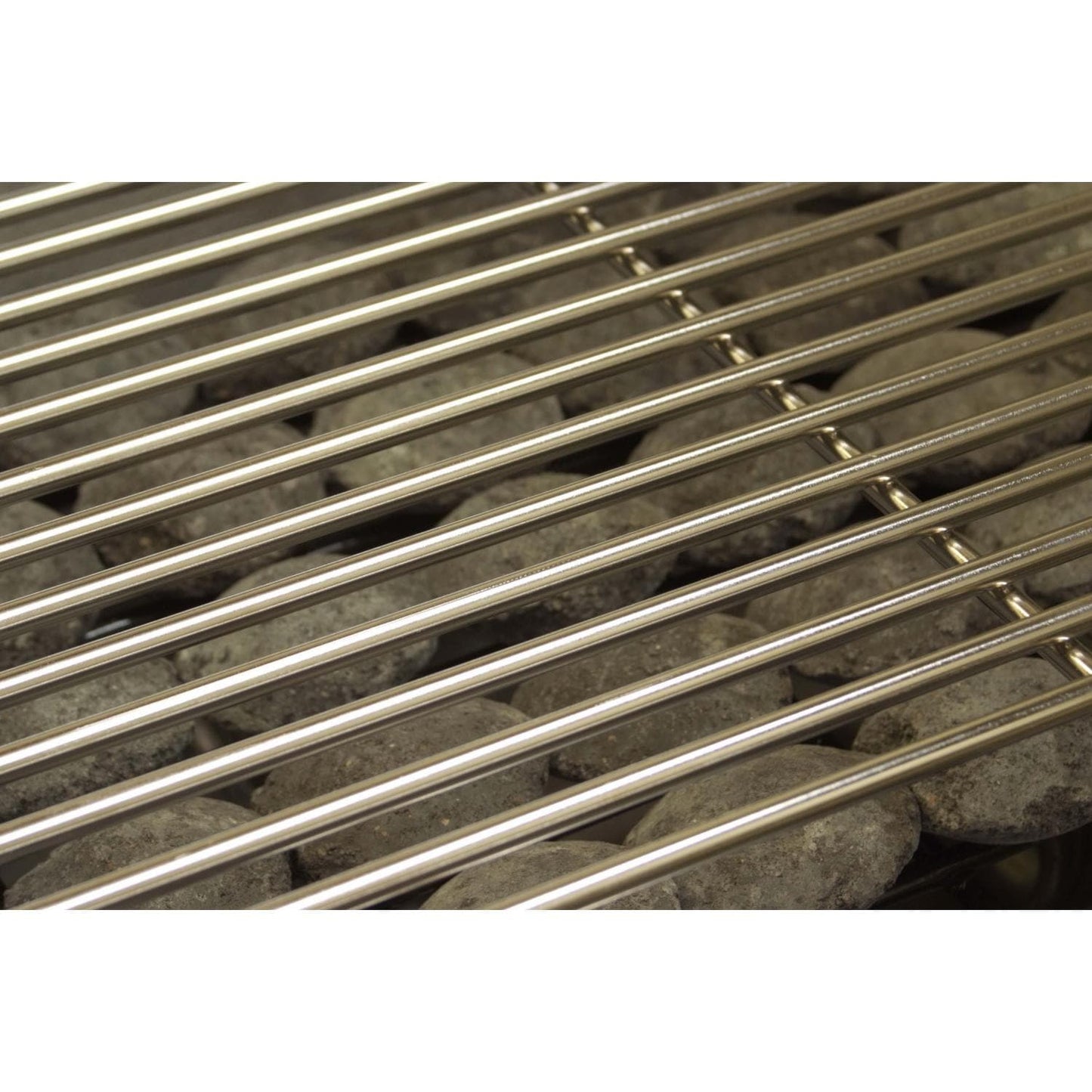 Broilmaster H3 Deluxe Natural Gas Grill On Black Cart With Black Drop Down Side Shelf - Image 5