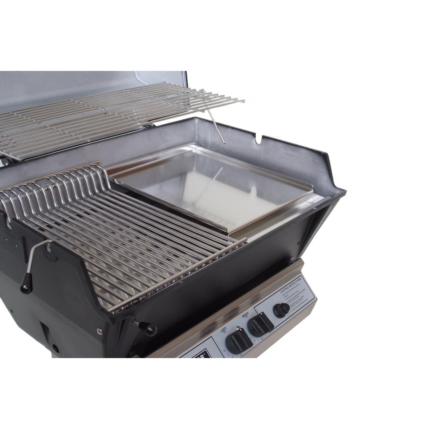 Broilmaster P3-SX Super Premium Propane Gas Grill On Black In-Ground Post